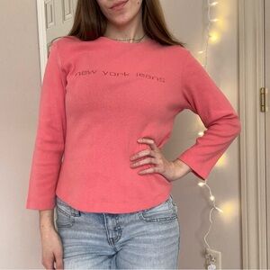 Y2K New York Jeans Top